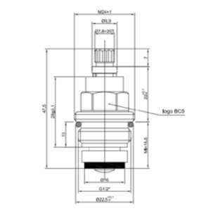 Inventive Creations BC5 1/2" Tap Cartridge - Single (BC5) - main image 2