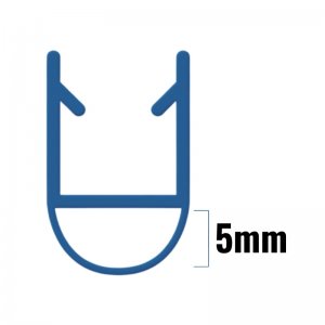 Inventive Creations Elite Seal - 3mm Glass - 5mm - 800mm Long (3EL 800) - main image 2