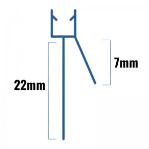 Inventive Creations Large Gap Seal - 10mm Glass - 22mm - 1200mm Long (10LGCU 1200) - main image 2