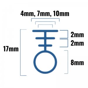 Inventive Creations Multi Tee Bubble Seal - 1200mm Long (MTB 1200) - main image 2