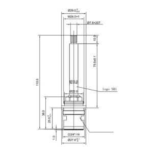 Inventive Creations Right Hand Opening Flow Cartridge - 3/4" (SH1R) - main image 2