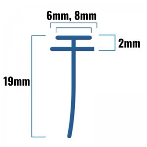 Inventive Creations Tee Cross Seal - 1900mm Long (TX 1900) - main image 2