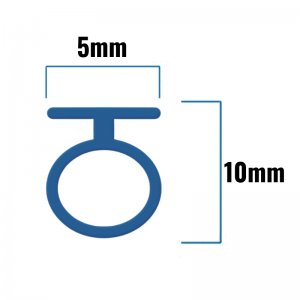 Inventive Creations Tee Oval Seal - 1900mm Long (TO 1900) - main image 2
