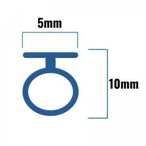 Inventive Creations Tee Oval Seal - 800mm Long (TO 800) - main image 2