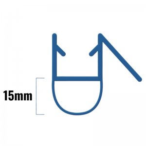 Inventive Creations Unique Seal - 8mm Glass - 8mm - 1200mm Long (8UN 1200) - main image 2
