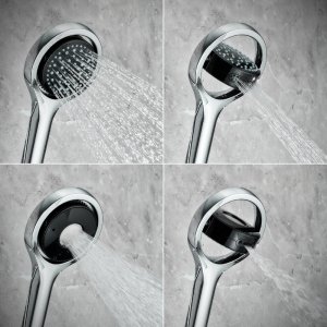 Mira 360+ 4 Mode Flip Rotating Shower Head - Black/Chrome (2.1981.018) - main image 2