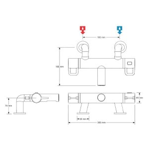 Mira Assist Bath Filler - Chrome (1.1900.025) - main image 2