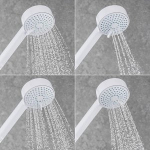 Mira Beat 90mm 4 spray shower head - White (2.1703.010) - main image 2