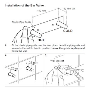 Mira Coda Pro MK3 thermostatic bar mixer valve (1.1836.007) - main image 2