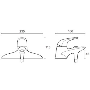 Mira Comfort bath/shower mixer (2.1818.005) - main image 2