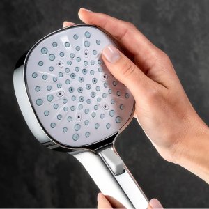 Mira Crisp 11cm Four Spray Shower Head - Chrome (39169W-CP) - main image 2
