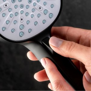 Mira Crisp 11cm Four Spray Shower Head - Matt Black (39169W-BL) - main image 2