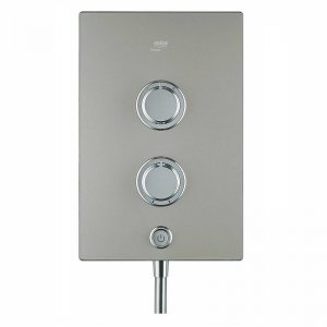Mira Decor Dual Thermostatic Electric Shower 10.8kW - Warm Silver (1.1894.003) - main image 2