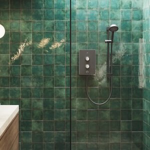 Mira Decor Single Outlet Electric Shower - 8.5kW - Black Onyx (41518W-BL) - main image 2