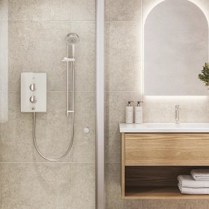 Mira Decor Single Outlet Electric Shower - 8.5kW - White (41518W-WH) - main image 2