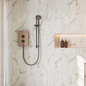 Mira Decor Single Outlet Electric Shower - 9.5kW - Bronze (41519W-BZ) - main image 2
