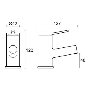 Mira Evolve bath pillar taps (2.1816.003) - main image 2