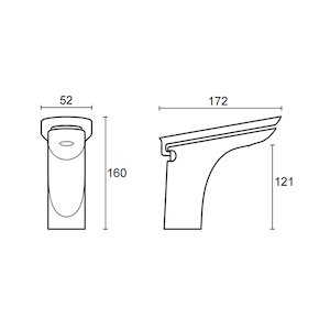 Mira Fluency single lever monobloc tap (2.1828.001) - main image 2