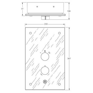 Mira Galena Thermostatic Electric Shower 9.8kW - Light Stone (1.1634.084) - main image 2