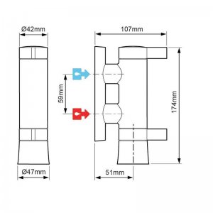 Mira Infuse thermostatic shower valve and 360 fittings (1.1660.018) - main image 2