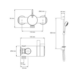 Mira Miniduo EV with Eco Showerhead (1.1663.241) - main image 2