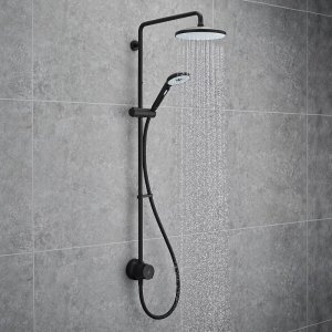 Mira Minimal Dual Mixer Shower - Matt Black (39585W-BL) - main image 2