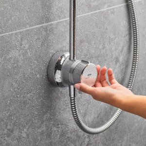 Mira Minimal Exposed Mixer Shower - Chrome (39450W-CP) - main image 2