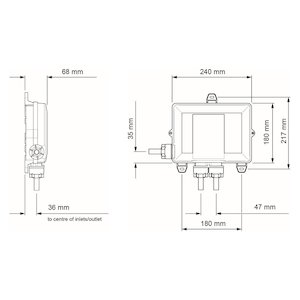 Mira Mode bath fill digital mixer unit - high pressure (1.1874.017) - main image 2