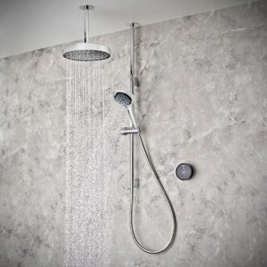 Mira Platinum Dual Outlet Ceiling Fed Digital Shower - Pumped (1.1981.011) - main image 2