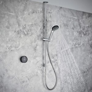Mira Platinum Single Outlet Ceiling Fed Digital Shower - High Pressure (1.1981.007) - main image 2