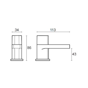 Mira Precision basin pillar taps (2.1817.002) - main image 2