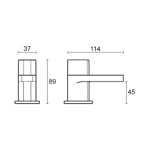 Mira Precision bath pillar taps (2.1817.003) - main image 2