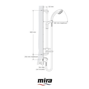 Mira Response RF9 shower fittings kit - chrome (2.1605.156) - main image 2