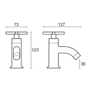 Mira Revive basin pillar taps (2.1819.002) - main image 2