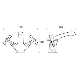 Mira Virtue monobloc basin mixer tap (2.1820.001) - main image 2