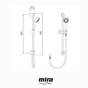 Mira Discovery fittings kit - chrome (1605.151) - main image 2
