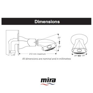 Mira Logic LF7 BIR fixed head - Chrome (1605.184) - main image 2