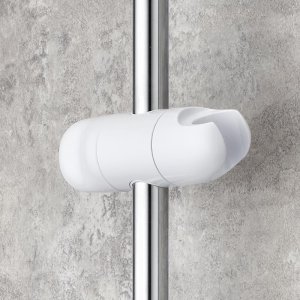 Mira Nectar Slide Rail Kit/Shower Rail Set - White/Chrome (2.1703.007) - main image 2