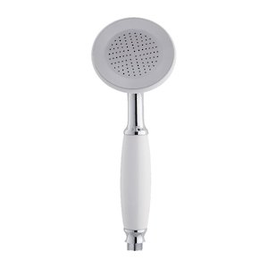 MX Traditional single spray shower head - white/chrome (RPF) - main image 2