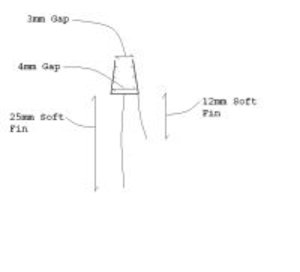 NSS shower screen seal Large Gap to suit 4mm thick glass (Seal A1) - main image 2