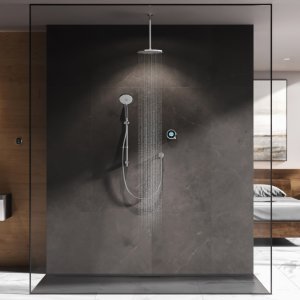 Aqualisa Optic Q Smart Shower Concealed with Adjustable and Ceiling Fixed Head - HP/Combi (OPQ.A1.BV.DVFC.23) - main image 2