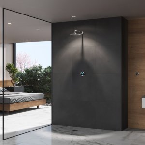 Aqualisa Optic Q Smart Shower Concealed with Fixed Head - HP/Combi (OPQ.A1.BR.23) - main image 2