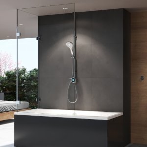 Aqualisa Optic Q Smart Shower Exposed with Bath Fill - HP/Combi (OPQ.A1.EV.DVBTX.23) - main image 2