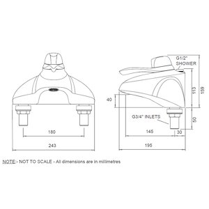 Rada Autotherm-3 TMV3 bath shower mixer (1.1533.110) - main image 2