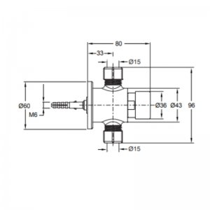 Rada T2 300 time flow valve - exposed (2.1762.063) - main image 2