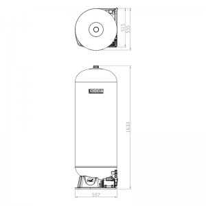 Salamander AccuBoost 300L Unpumped (ACC-300-TNK) - main image 2