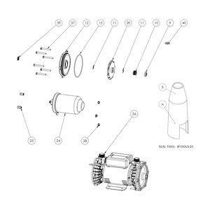 Salamander pump mechanical service kit 02 (SKMECHA02) - main image 2