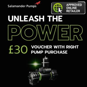 Salamander RP100PT 3.0 bar twin impeller positive whole house pump (RP100PT) - main image 2