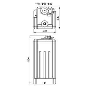 Salamander TankBoost 350L Mains Pressure Boosting Tank (TNK-350-SUB) - main image 2