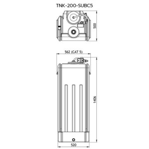 Salamander TankBoost CAT5 200L Mains Pressure Boosting Tank (TNK-200-SUBC5) - main image 2